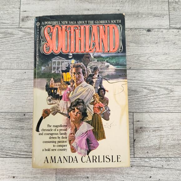 SOUTHLAND Amanda‎ Carlisle 1982 Pinnacle 1st Print Paperback Historical Fiction - Picture 10 of 11